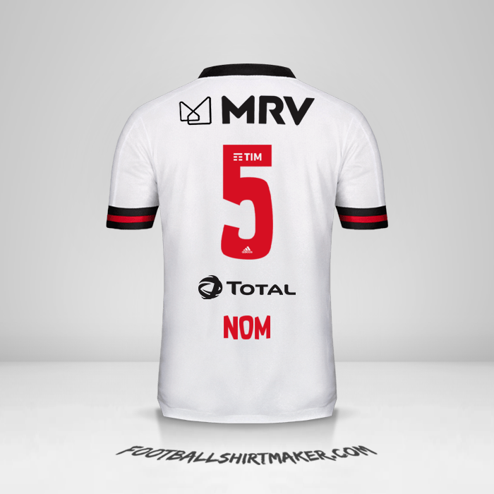 Maillot Flamengo 2020 Extérieur -  nom - 5