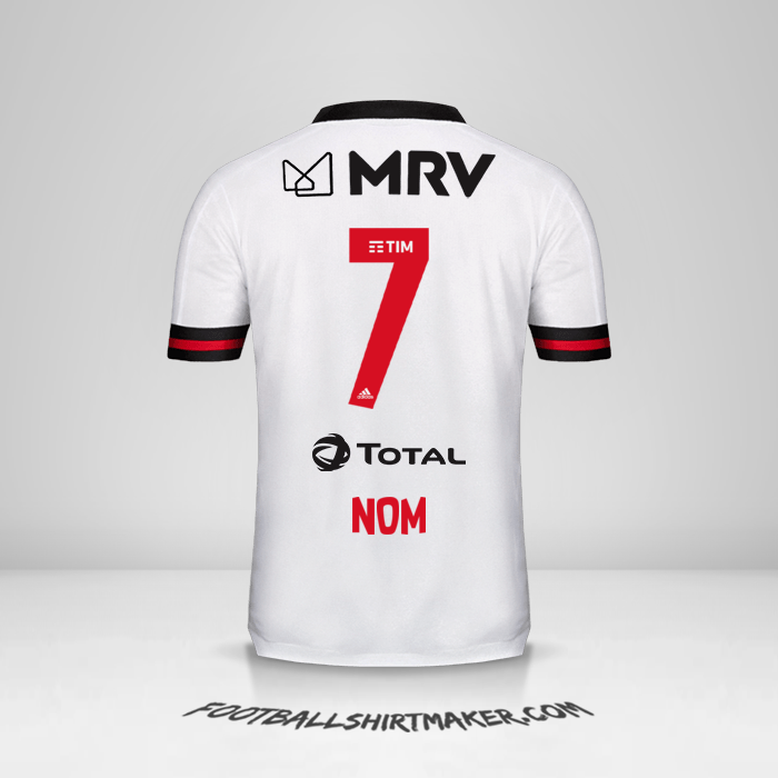 Maillot Flamengo 2020 Extérieur -  nom - 7