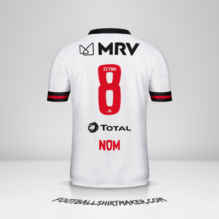 Maillot Flamengo 2020 Extérieur -  nom - 8