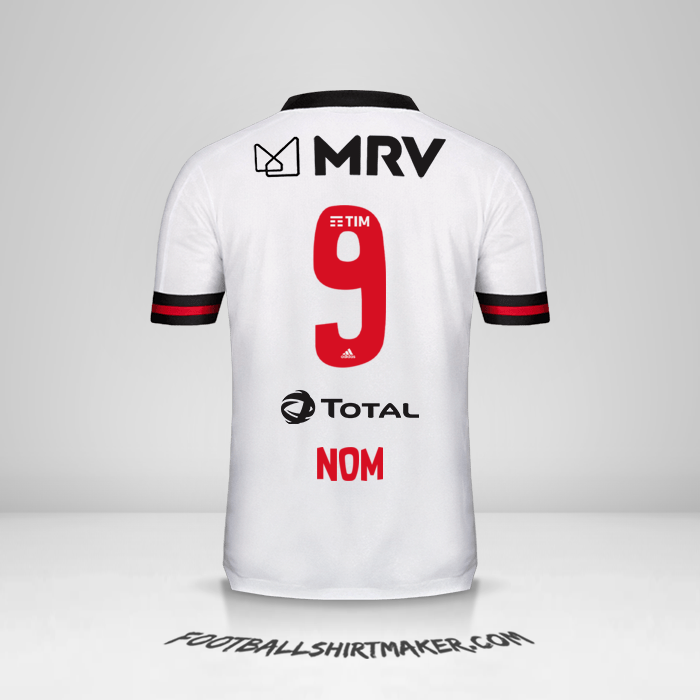 Maillot Flamengo 2020 Extérieur -  nom - 9