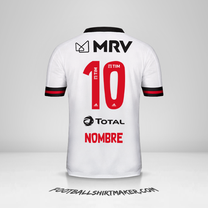 Jersey Flamengo 2020 Visita -  nombre - 10