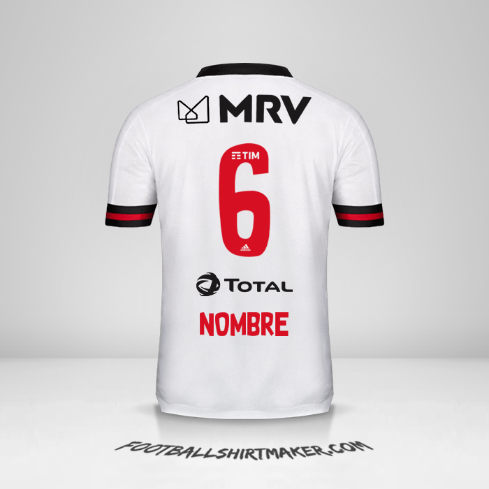 Jersey Flamengo 2020 Visita -  nombre - 6