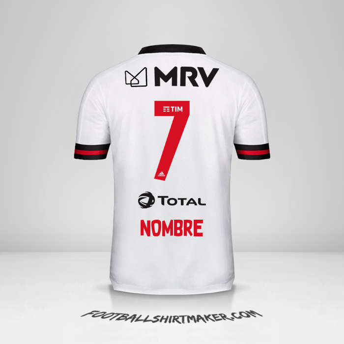 Jersey Flamengo 2020 Visita -  nombre - 7