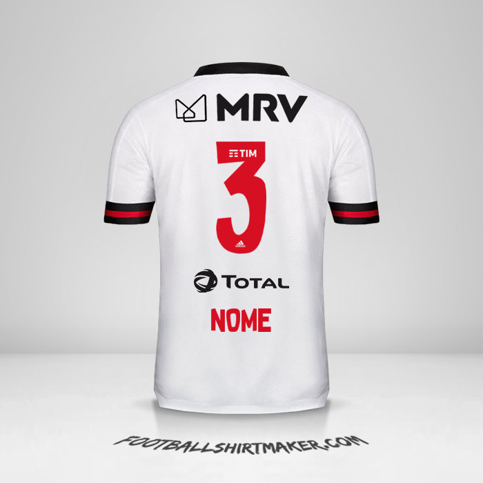 Maglia Flamengo 2020 Seconda -  nome - 3