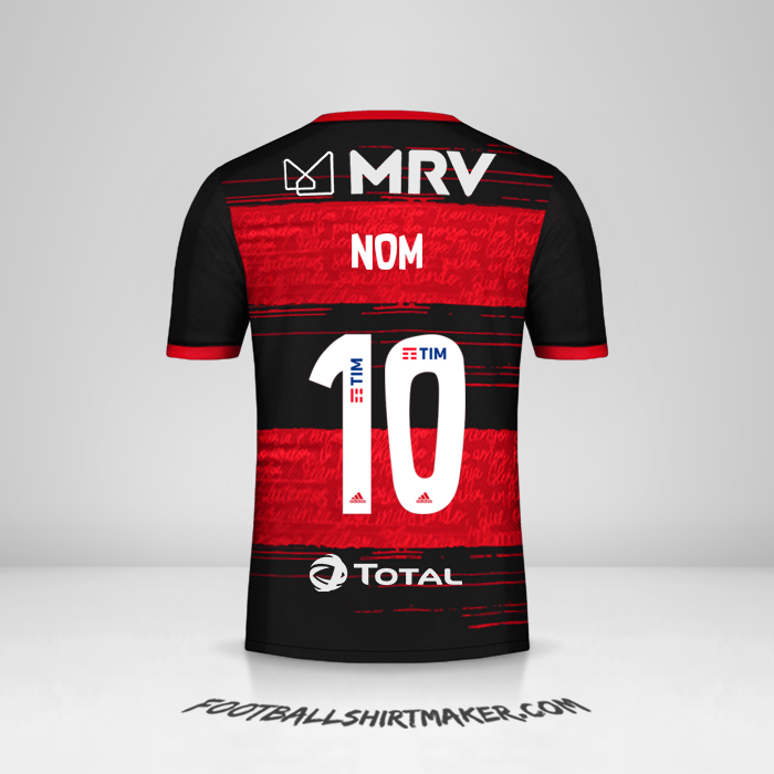 Maillot Flamengo Libertadores 2020 -  nom - 10