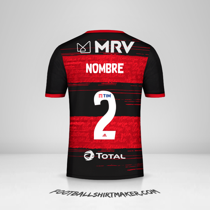 Camiseta Flamengo Libertadores 2020 -  nombre - 2