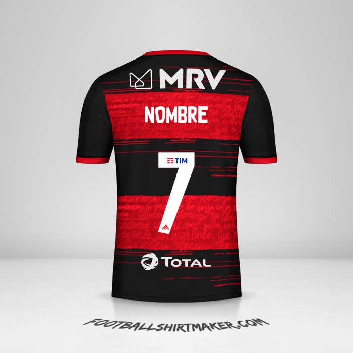 Jersey Flamengo Libertadores 2020 -  nombre - 7