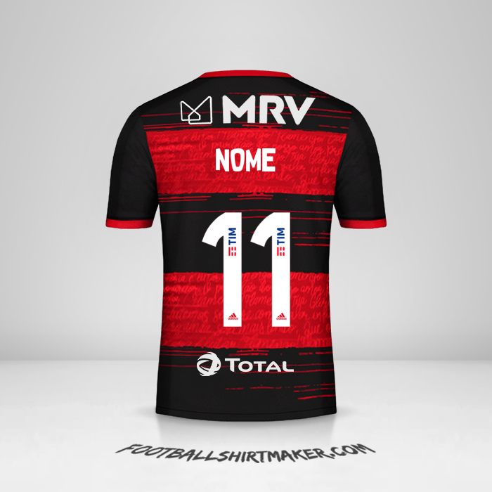 Camisola Flamengo Libertadores 2020 -  nome - 11