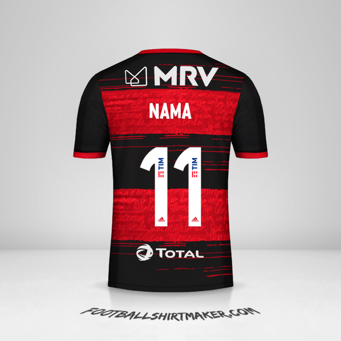 Jersey Flamengo Libertadores 2020 -  nama - 11