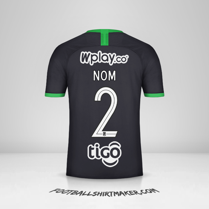 Maillot Atletico Nacional 2020 Troisième -  nom - 2