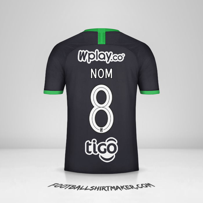 Maillot Atletico Nacional 2020 Troisième -  nom - 8