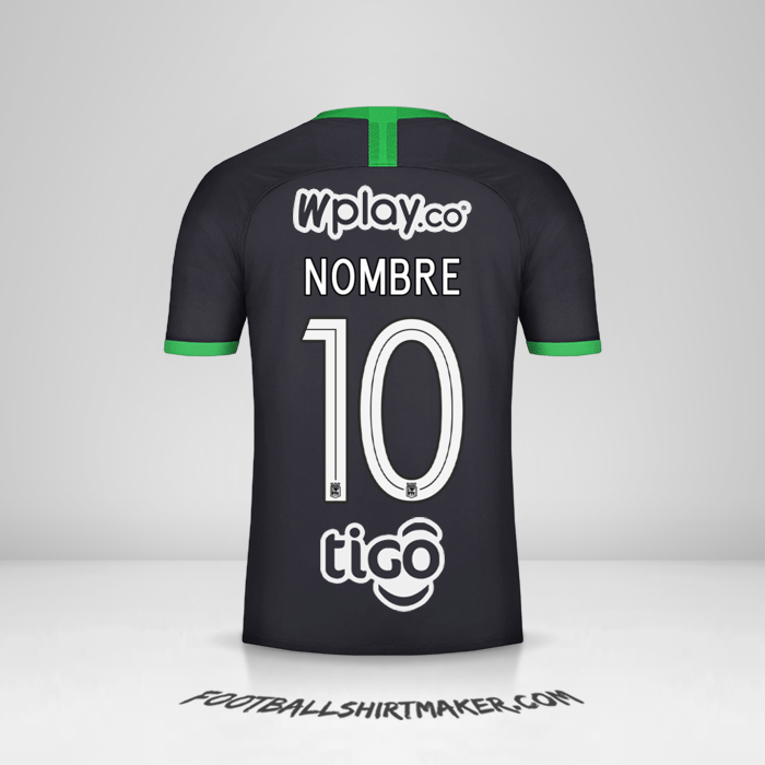 Jersey Atletico Nacional 2020 Tercera -  nombre - 10