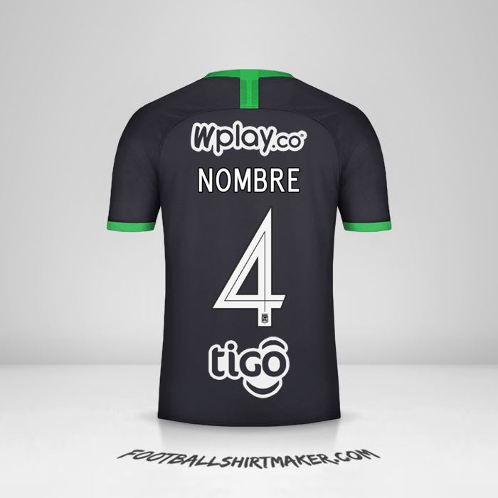 Jersey Atletico Nacional 2020 Tercera -  nombre - 4