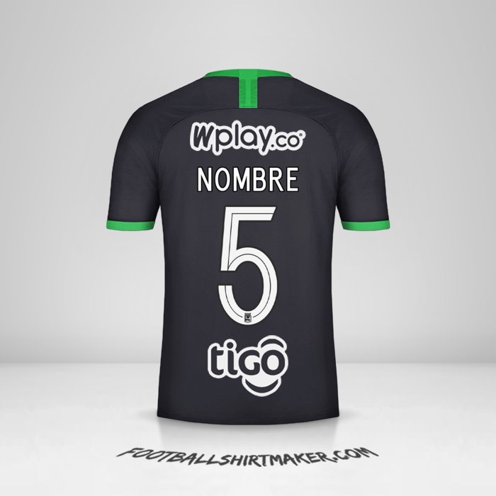 Camiseta Atletico Nacional 2020 Tercera -  nombre - 5