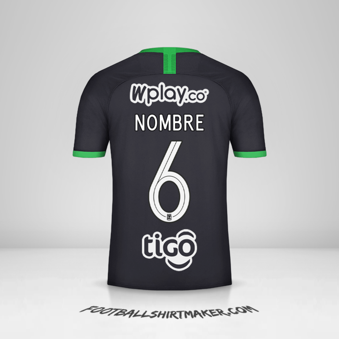 Jersey Atletico Nacional 2020 Tercera -  nombre - 6