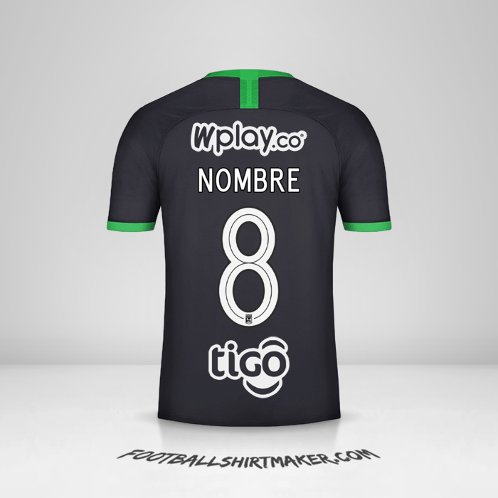 Jersey Atletico Nacional 2020 Tercera -  nombre - 8