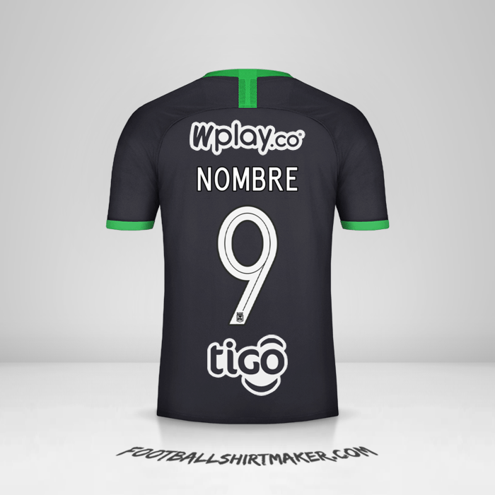 Jersey Atletico Nacional 2020 Tercera -  nombre - 9