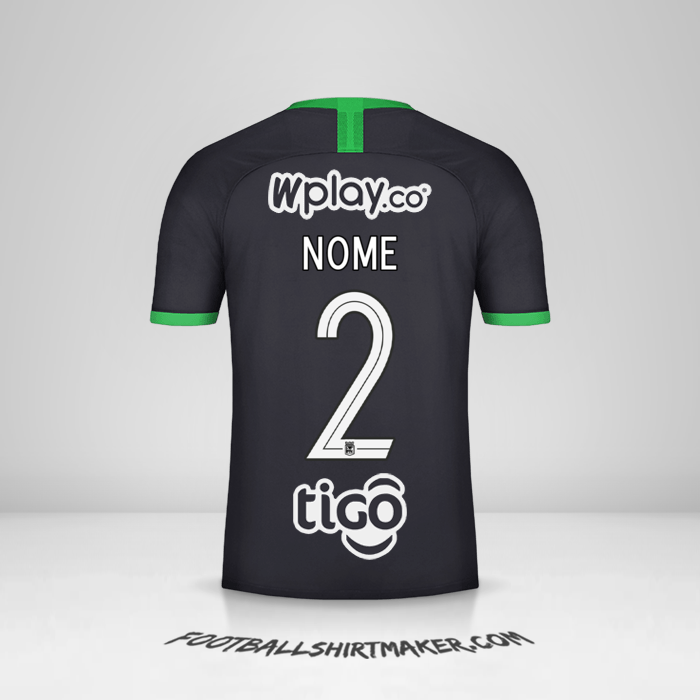 Camisola Atletico Nacional 2020 Terceira -  nome - 2