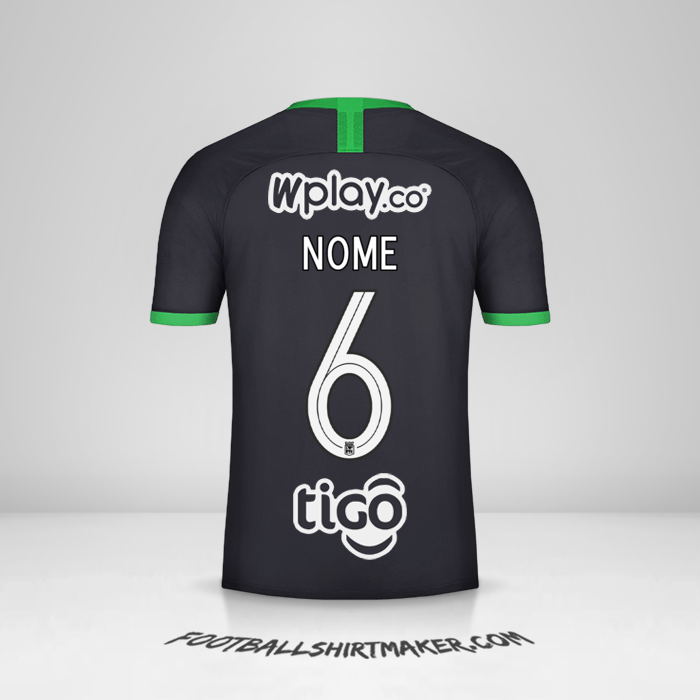 Camisa Atletico Nacional 2020 Terceira -  nome - 6