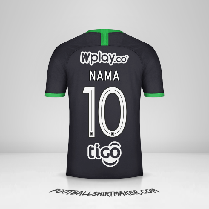 Jersey Atletico Nacional 2020 Ketiga -  nama - 10