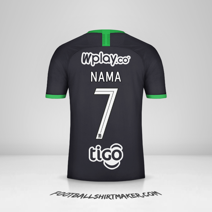 Jersey Atletico Nacional 2020 Ketiga -  nama - 7