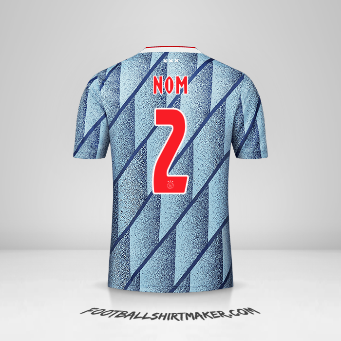 Maillot AFC Ajax 2020/21 Extérieur -  nom - 2