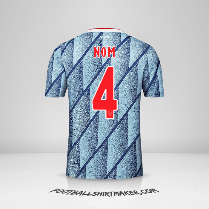 Maillot AFC Ajax 2020/21 Extérieur -  nom - 4