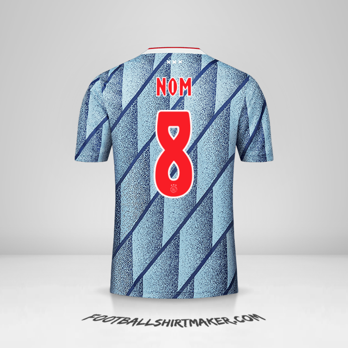 Maillot AFC Ajax 2020/21 Extérieur -  nom - 8