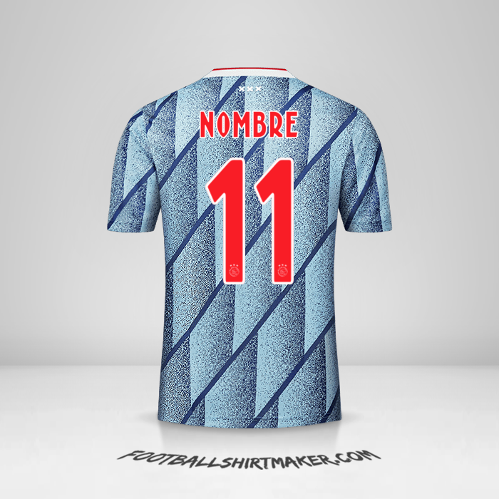 Jersey AFC Ajax 2020/21 Visita -  nombre - 11
