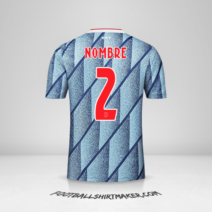 Camiseta AFC Ajax 2020/21 Visita -  nombre - 2