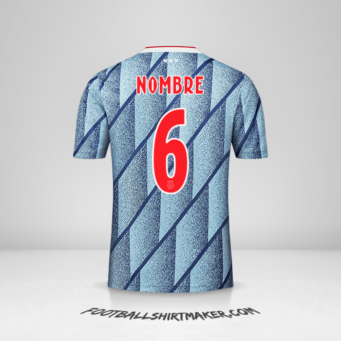 Jersey AFC Ajax 2020/21 Visita -  nombre - 6