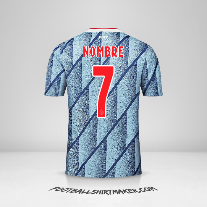 Jersey AFC Ajax 2020/21 Visita -  nombre - 7