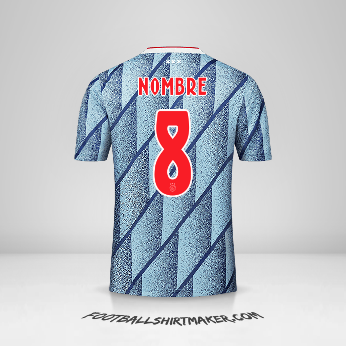 Jersey AFC Ajax 2020/21 Visita -  nombre - 8