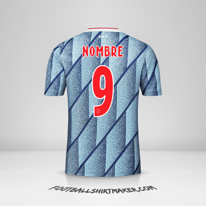 Jersey AFC Ajax 2020/21 Visita -  nombre - 9