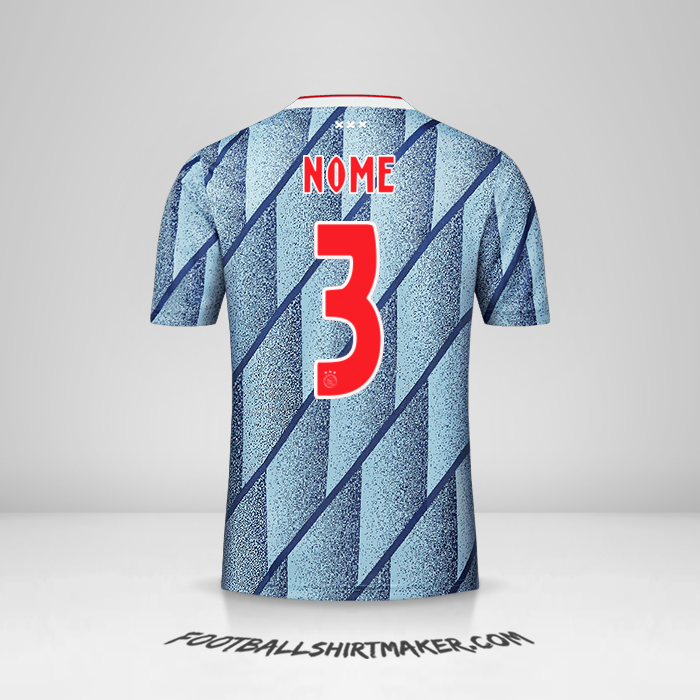Camisa AFC Ajax 2020/21 Alternativa -  nome - 3