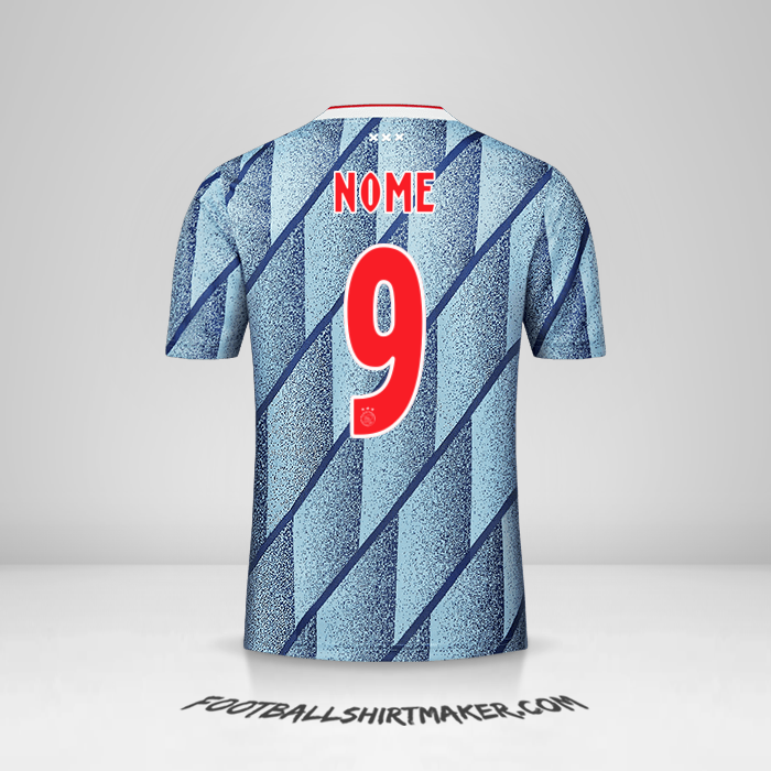 Maglia AFC Ajax 2020/21 Seconda -  nome - 9