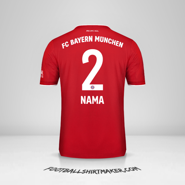 Jersey FC Bayern Munchen 2020/21 -  nama - 2