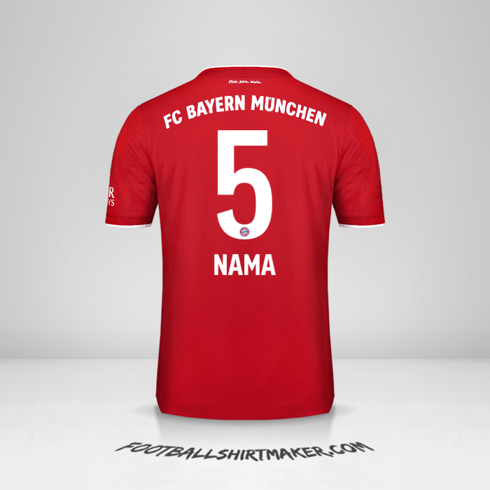 Jersey FC Bayern Munchen 2020/21 -  nama - 5