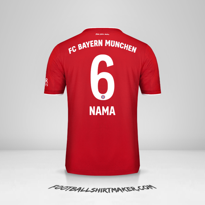 Jersey FC Bayern Munchen 2020/21 -  nama - 6