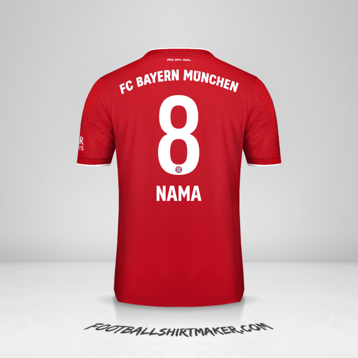 Jersey FC Bayern Munchen 2020/21 -  nama - 8
