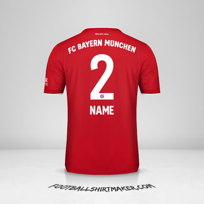 Shirt FC Bayern Munchen 2020/21 -  name - 2