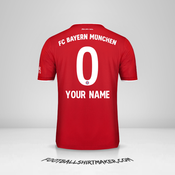 Jersey FC Bayern Munchen 2020/21 -  your name - 0