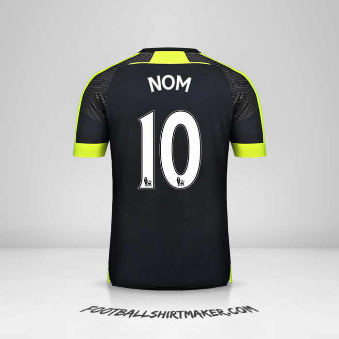 Maillot Arsenal 2016/17 Troisième -  nom - 10