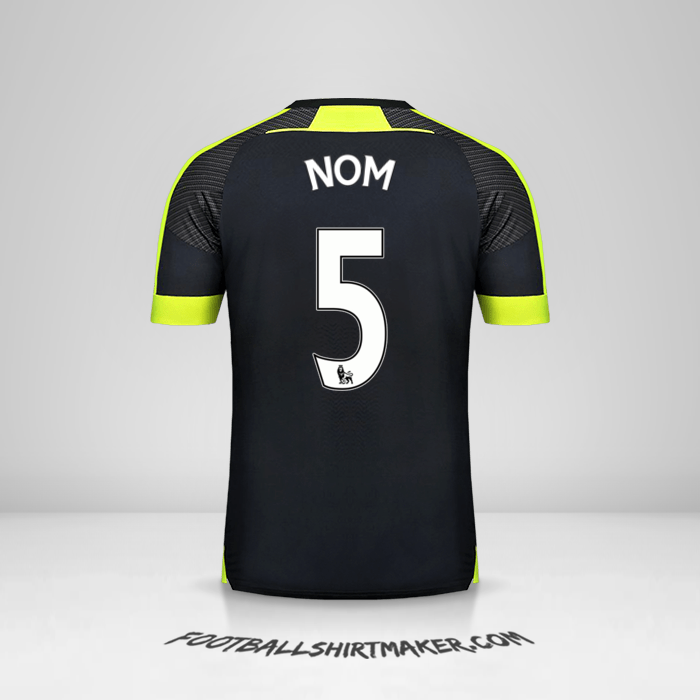 Maillot Arsenal 2016/17 Troisième -  nom - 5