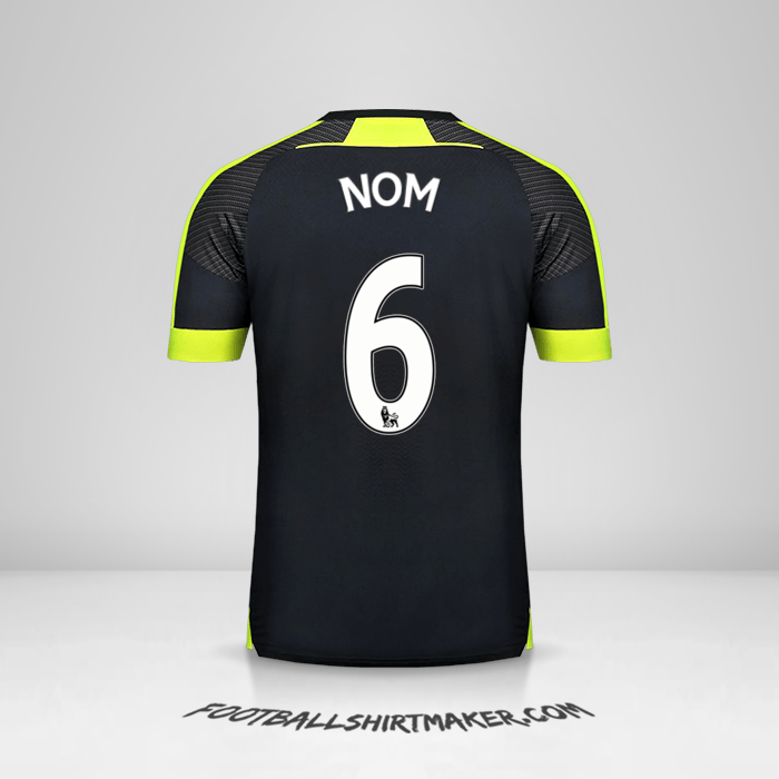 Maillot Arsenal 2016/17 Troisième -  nom - 6