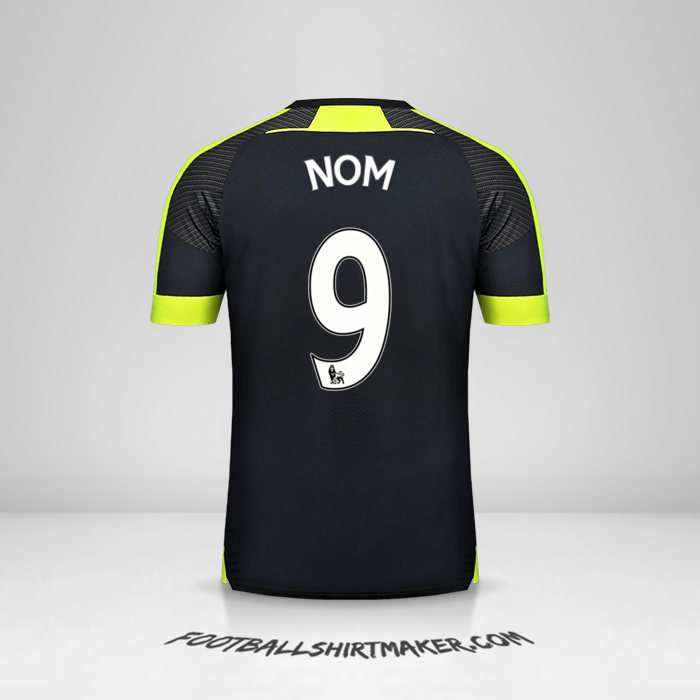 Maillot Arsenal 2016/17 Troisième -  nom - 9