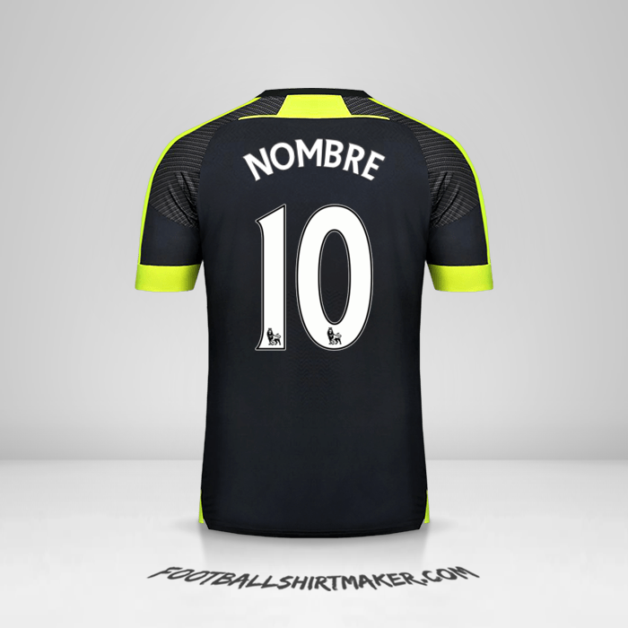 Camiseta Arsenal 2016/17 Tercera -  nombre - 10