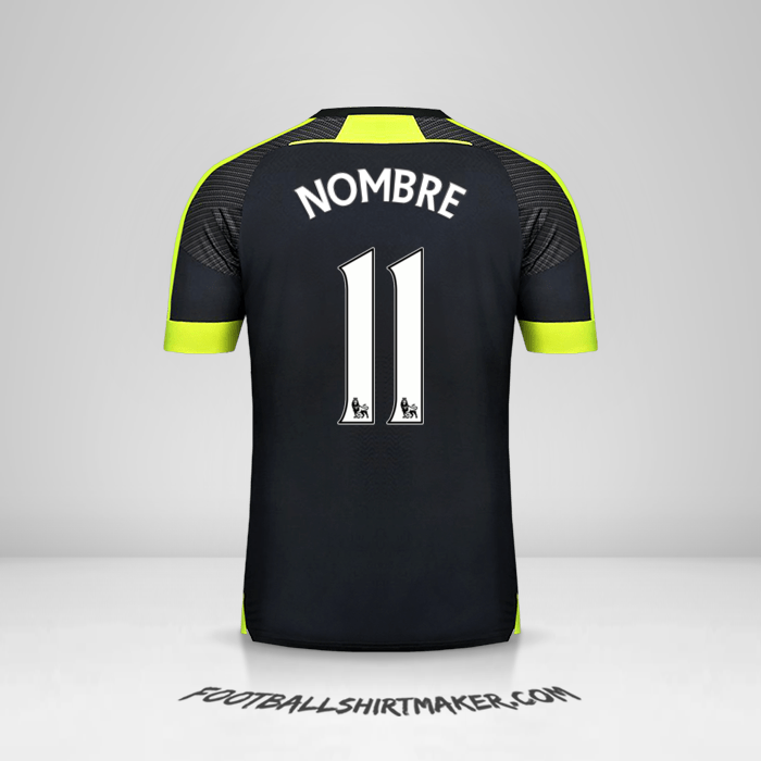 Camiseta Arsenal 2016/17 Tercera -  nombre - 11