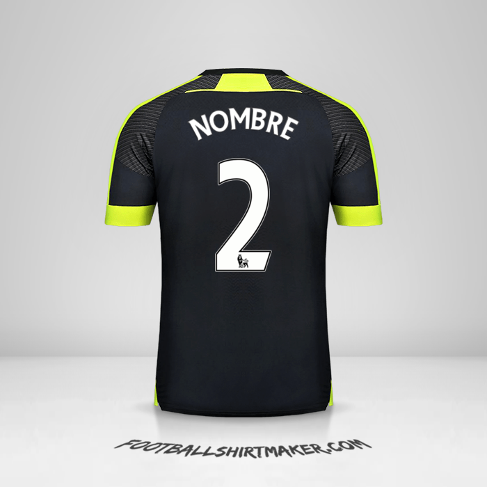 Jersey Arsenal 2016/17 Tercera -  nombre - 2
