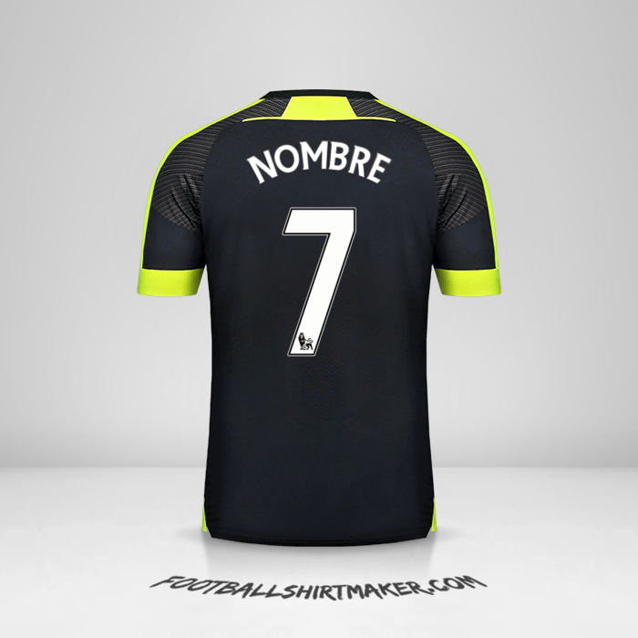 Camiseta Arsenal 2016/17 Tercera -  nombre - 7